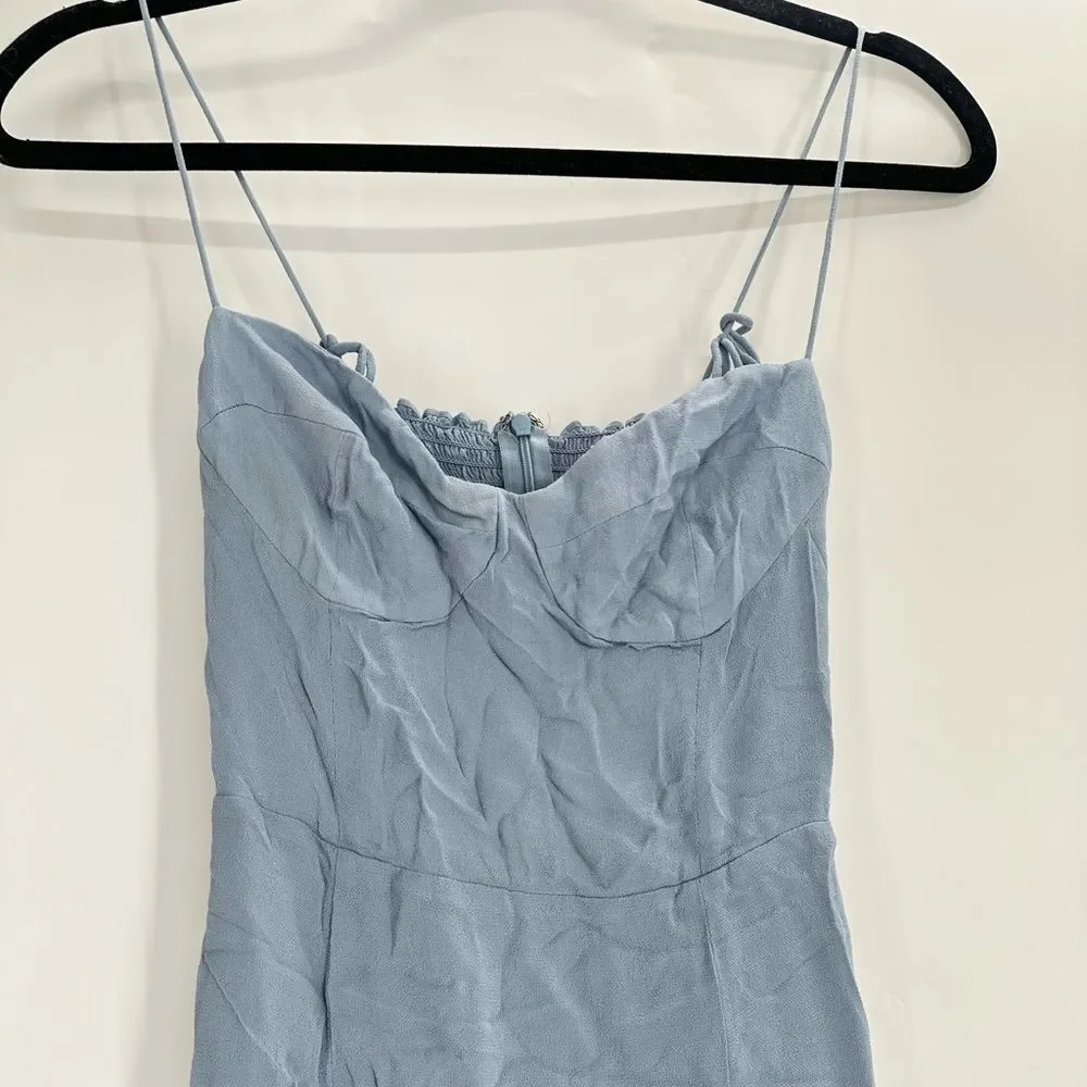 Reformation Juliette Dress in Mineral Blue Size 4 - Picture 6 of 13